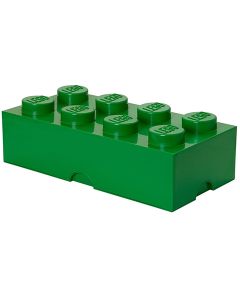 LEGO Cutii depozitare: Cutie depozitare LEGO 2x4 verde inchis