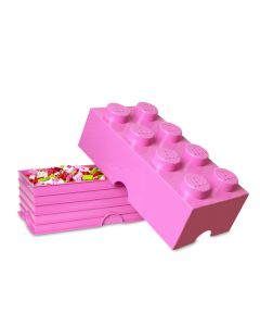 LEGO Cutii depozitare: Cutie depozitare LEGO 8 roz