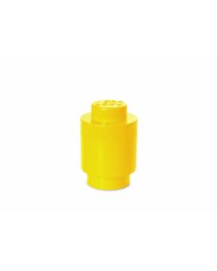 LEGO Cutii depozitare: Cutie depozitare rotunda LEGO 1 galben