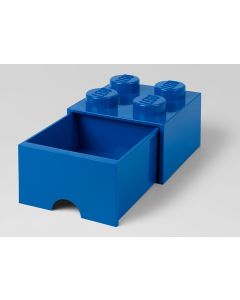 LEGO Cutii depozitare: Cutie depozitare LEGO 2x2 cu sertar, albastru