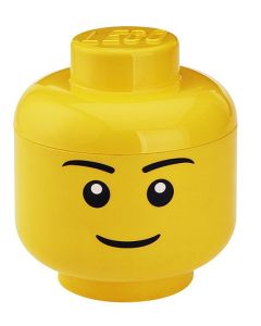 LEGO Cutii depozitare: Cutie depozitare S cap minifigurina LEGO baiat