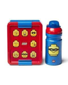 LEGO Recipiente alimentare: Set pentru pranz LEGO Classic albastru-rosu
