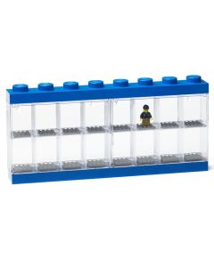 LEGO Cutii depozitare: Cutie albastra pentru 16 minifigurine LEGO