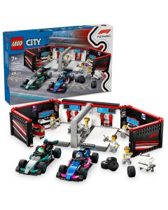 LEGO City: Garaj F1 si masini Mercedes-AMG si Alpine