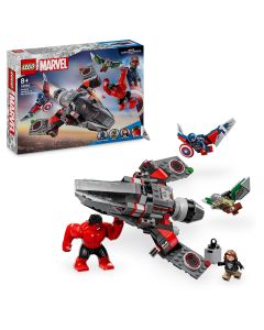 LEGO Marvel Super Heroes: Batalia dintre Capitanul America si Hulk rosu, 76292