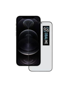 Folie de protectie telefon din sticla OBAL:ME, 5D pentru Apple iPhone 12/12 Pro, Negru 