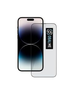 Folie de protectie telefon din sticla OBAL:ME, 5D pentru Apple iPhone 14 Pro Max, Negru