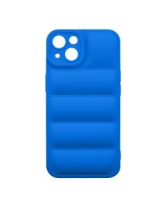 Husa de protectie telefon Puffy OBAL:ME pentru Apple iPhone 13, Poliuretan, Albastru