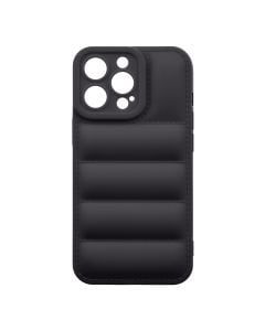 Husa de protectie telefon Puffy OBAL:ME pentru Apple iPhone 13 Pro, Poliuretan, Negru