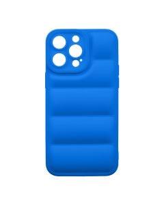 Husa de protectie telefon Puffy OBAL:ME pentru Apple iPhone 14 Pro Max, Poliuretan, Albastru