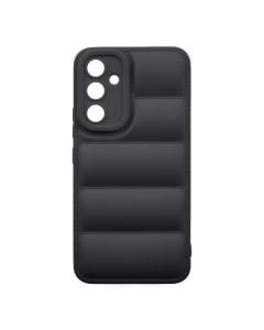 Husa de protectie telefon Puffy OBAL:ME pentru Samsung Galaxy A54 5G, Poliuretan, Negru