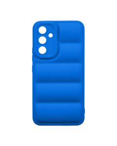 Husa de protectie telefon Puffy OBAL:ME pentru Samsung Galaxy A54 5G, Poliuretan, Albastru