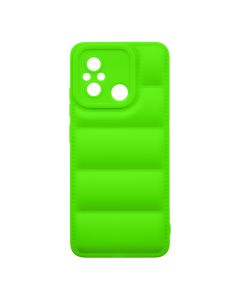 Husa de protectie telefon Puffy OBAL:ME pentru Xiaomi Redmi 12C, Poliuretan, Verde