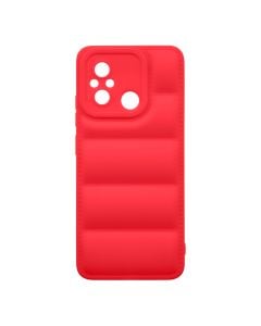 Husa de protectie telefon Puffy OBAL:ME pentru Xiaomi Redmi 12C, Poliuretan, Rosu