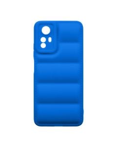 Husa de protectie telefon Puffy OBAL:ME pentru Xiaomi Redmi Note 12S, Poliuretan, Albastru