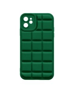 Husa de protectie telefon OBAL:ME pentru Apple iPhone 11, Block, Poliuretan, Verde