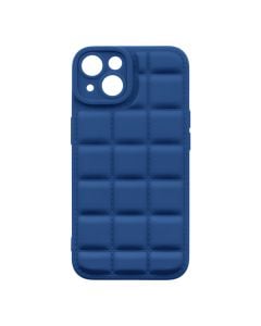 Husa de protectie telefon OBAL:ME pentru Apple iPhone 14, Block, Poliuretan, Albastru