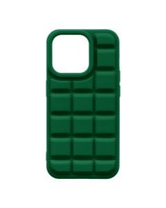 Husa de protectie telefon OBAL:ME pentru Apple iPhone 15 Pro, Block, Poliuretan, Verde