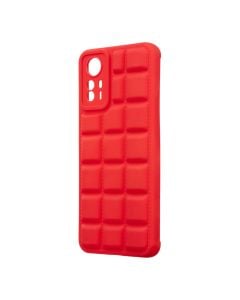 Husa de protectie telefon OBAL:ME Block pentru Xiaomi Redmi Note 12S, Poliuretan, Rosu