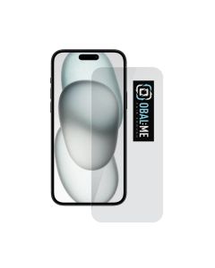 Folie de protectie telefon din sticla OBAL:ME, 2.5D pentru Apple iPhone 15, Transparent