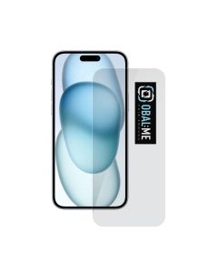 Folie de protectie telefon din sticla OBAL:ME, 2.5D pentru Apple iPhone 15 Plus, Transparent