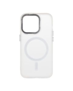 Husa de protectie telefon OBAL:ME pentru Apple iPhone 14 Pro, Misty Keeper, MagSafe, Alb