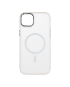 Husa de protectie telefon OBAL:ME pentru Apple iPhone 15 Plus, Misty Keeper, MagSafe, Alb