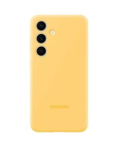 Husa telefon Samsung pentru Galaxy S24, Silicone Case, Galben