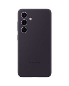Husa telefon Samsung pentru Galaxy S24, Silicone Case, Violet inchis