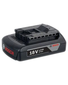 Acumulator Bosch GBA 18V, Li-Ion, Indicator nivel incarcare, Negru