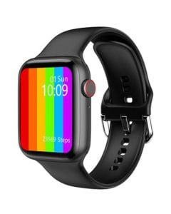 Ceas Smartwatch W26, Touchscreen, Rezistent la apa, Bluetooth, Negru