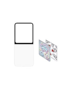 Husa de protectie Samsung Flipsuit Case pentru Galaxy Z Flip6, White