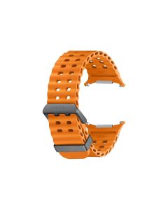 Curea smartwatch Samsung Marine Band pentru Galaxy Watch Ultra, Orange