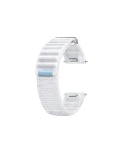 Curea material textil Samsung Fabric Band pentru Galaxy Watch 7 40mm, 20mm, XS, Blue White
