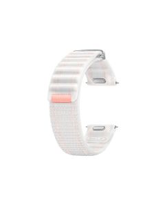 Curea material textil Samsung Fabric Band pentru Galaxy Watch 7 40mm, 20mm, XS, Pink White