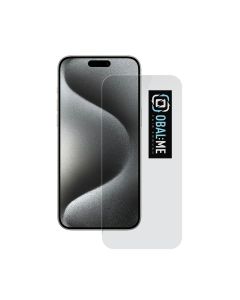 Folie de protectie telefon din sticla OBAL:ME, 2.5D pentru Apple iPhone 15 Pro, Transparent