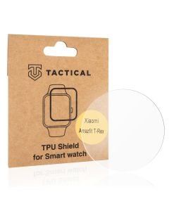 Folie protectie smartwatch pentru Xiaomi Amazfit T-Rex, Tactical, Plastic, Transparent