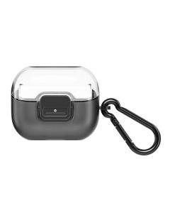 Husa de protectie Samsung Clear Clip cu Carabina pentru Galaxy Buds3 Pro / Buds3, Transparent
