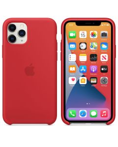 Husa de protectie telefon Apple pentru Iphone 11 Pro Max, Silicon, MWYV2ZM/A, Red