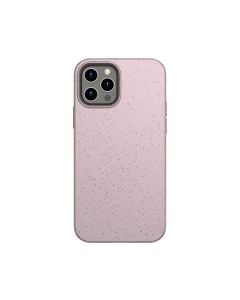 Husa de protectie telefon EnviroBest iPhone 12 Pro Max, EP4, Material biodegradabil, Roz