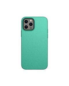 Husa de protectie telefon EnviroBest pentru iPhone 12/12 Pro, EP4, Material biodegradabil, Verde