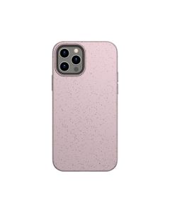 Husa de protectie telefon EnviroBest pentru iPhone 12/12 Pro, EP4, Material biodegradabil, Roz