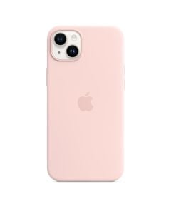 Husa de protectie telefon Apple pentru iPhone 14 Plus, Magsafe, Silicon, Chalk Pink