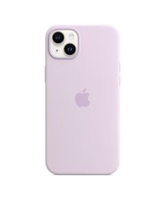 Husa de protectie telefon Apple pentru iPhone 14 Plus, Magsafe, Silicon, Lilac