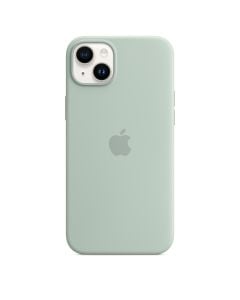 Husa de protectie telefon Apple pentru iPhone 14 Plus, Magsafe, Silicon, Succulent