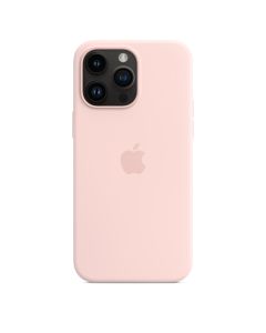 Husa de protectie telefon Apple pentru iPhone 14 Pro Max, Magsafe, Silicon, Chalk Pink