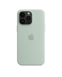 Husa de protectie telefon Apple pentru iPhone 14 Pro Max, Magsafe, Silicon, Succulent
