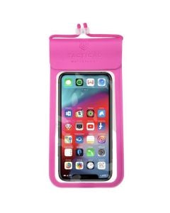 Husa de protectie telefon waterproof Tactical Splash, L/XL, Pink Panther, Transparent