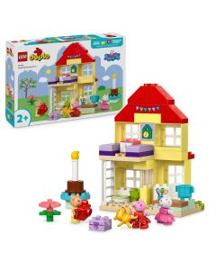 LEGO DUPLO: Purcelusa Peppa si casa aniversara