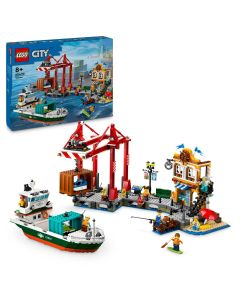 LEGO City: Port si nava de transport marfa